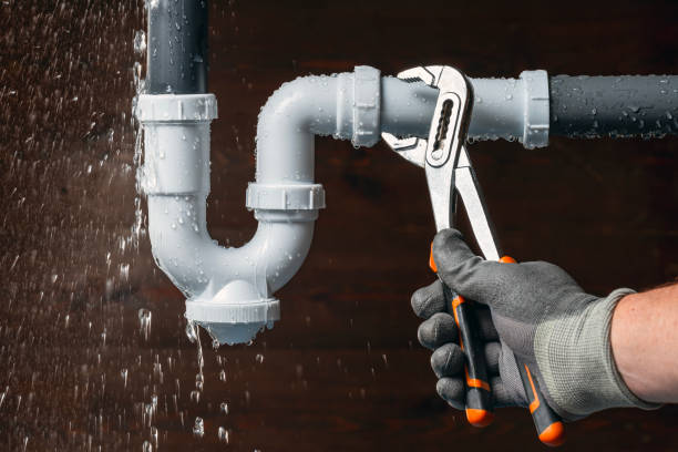 Professional Sewer Line Repair technician working in Rougon, LA